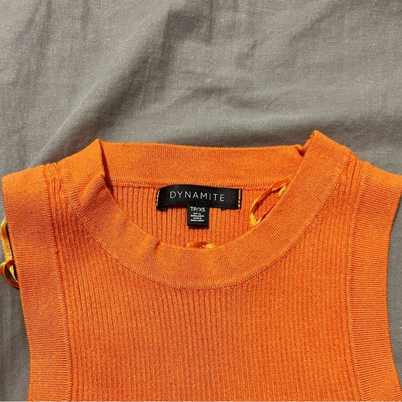 Dynamite Ribbed Tank Top XS - Picture 3 of 3